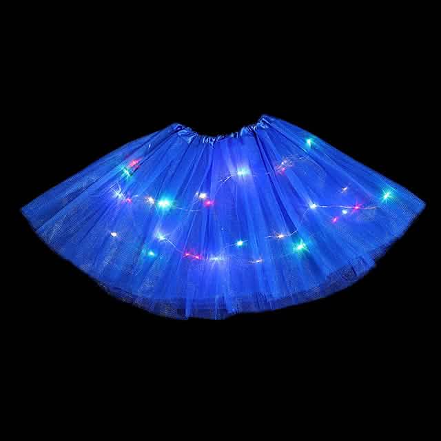 2-Piece: Girl's Skirt with LED Lights