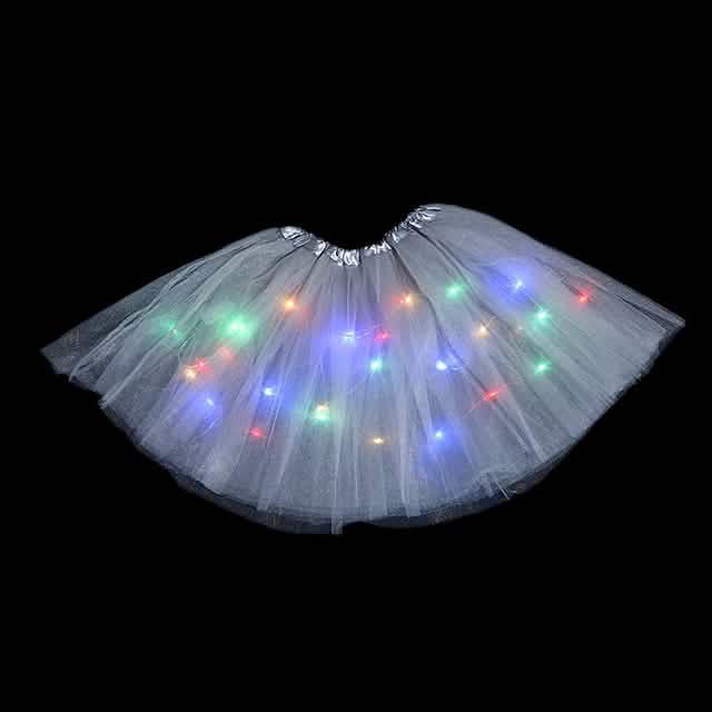 2-Piece: Girl's Skirt with LED Lights