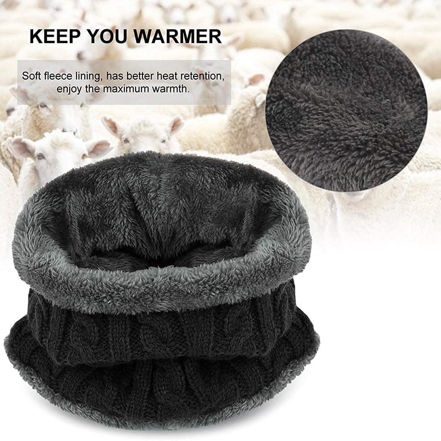 Children's Winter Hat and Scarf Set