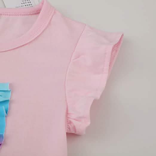 Girl's Cotton Casual Unicorn Dress