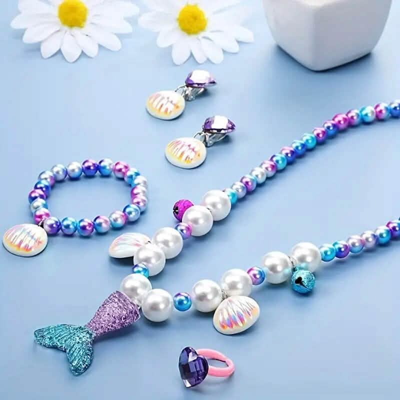 Mermaid-Themed Jewelry Set for Youngsters