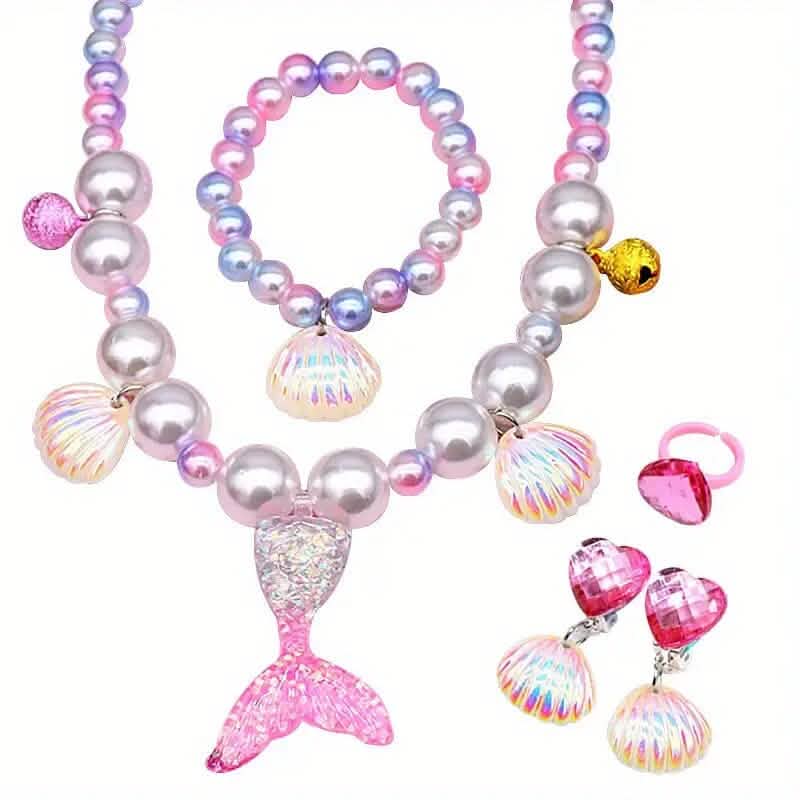 Mermaid-Themed Jewelry Set for Youngsters
