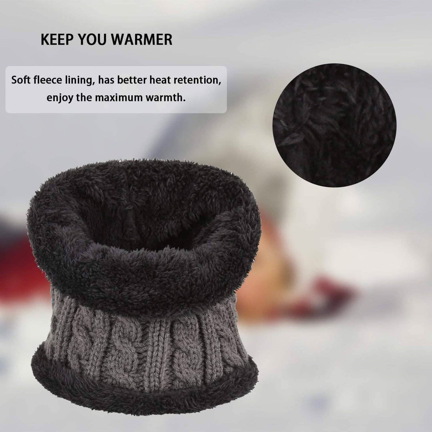 Children's Winter Hat and Scarf Set