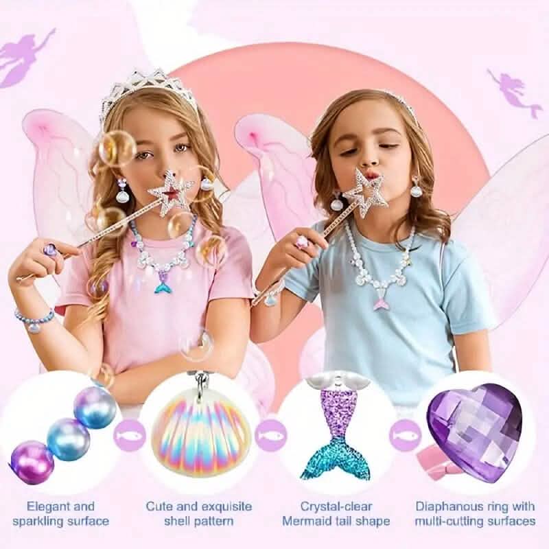 Mermaid-Themed Jewelry Set for Youngsters