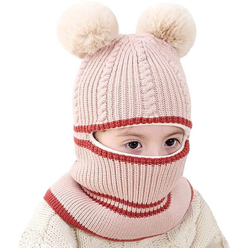 Toddler Fleece Lined Winter Bear Hat